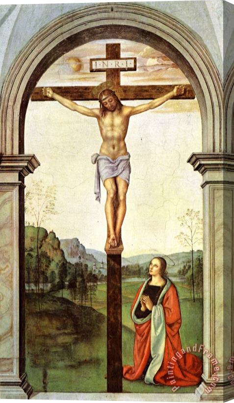 Pietro Perugino The Pazzi Crucifixion [detail of The Deposition] Stretched Canvas Painting / Canvas Art